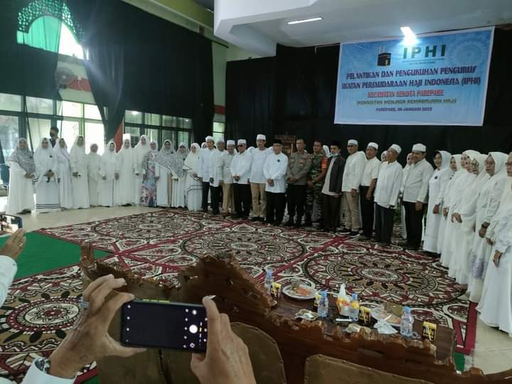 Lantik Pengurus IPHI Kecamatan se-Parepare, Pangerang Rahim Pesan Terus Dukung Pembangunan 